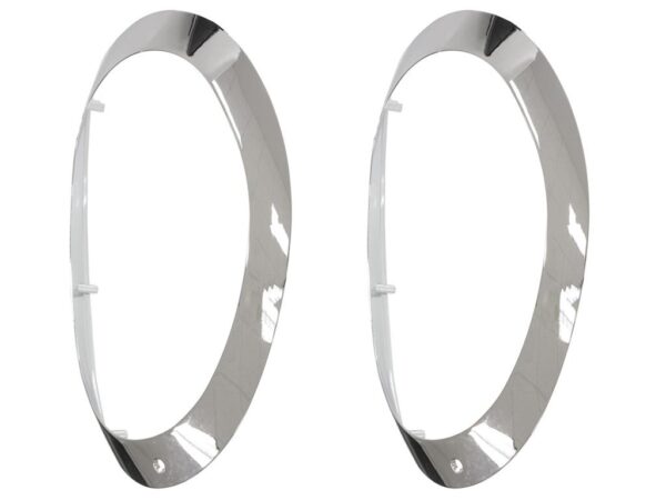 53-55 Headlight Bezel Chrome Set Of 2