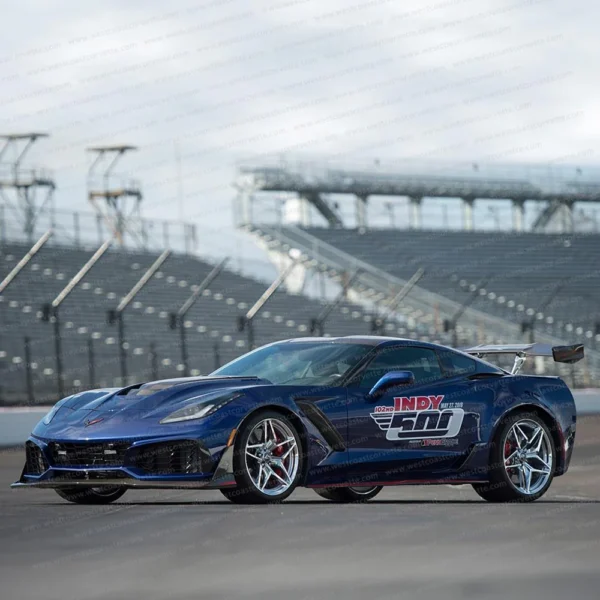 2019 C7 Corvette ZR1 Genuine GM Wheels (Set) : Chrome, Pearl Nickel, Carbon Flash, Satin Graphite 19x10.5 / 20x12 - Image 4