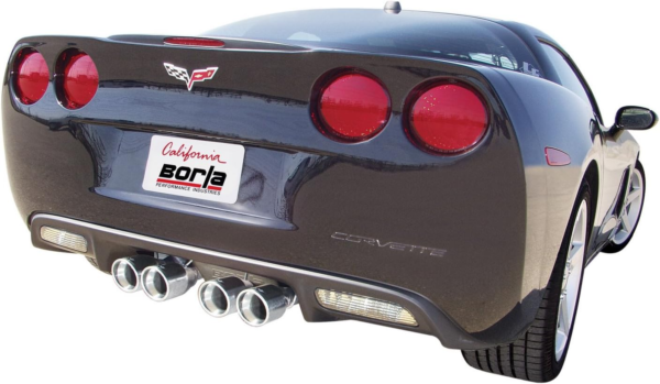 Corvette C6 Borla Exhaust 11744 Axle-Back System 6.0L/ 6.2L V8 AT/MT 2 Dr. Coupe/Convertible. - Image 2