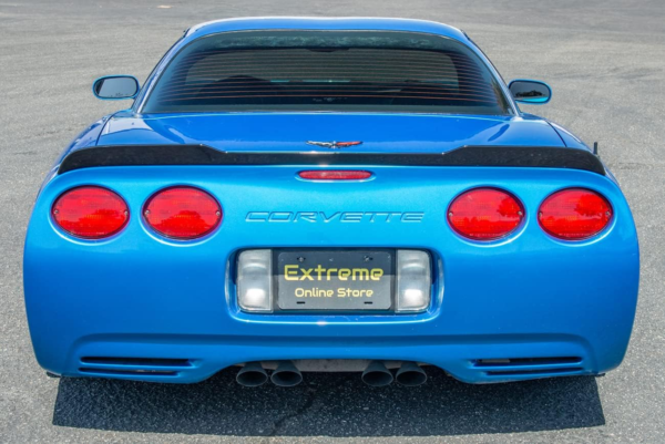 Corvette C5 | ZR1 Extended Style Rear Trunk Lid Wing Spoiler (ABS Plastic - Painted Glossy Black) - Image 2