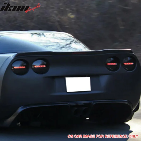 2005-2013 Chevy Corvette C6 Rear Trunk Spoiler Ducktail Wing Lip ABS - Image 6