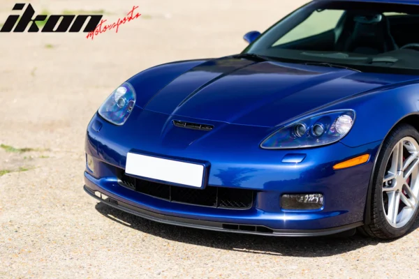 2005-2013 Chevy Corvette C6 OEM Style Front Bumper Lip Spoiler PU - Image 4