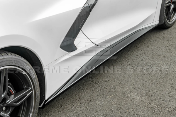 Chevrolet Corvette C8 Side Skirts Rocker Panels - Image 3