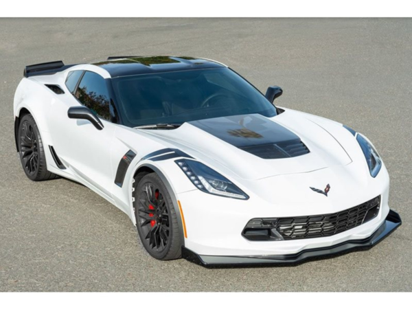 C7 Corvette EOS Stage 2.5 ZR1 Style Front Splitter, Carbon Flash Metallic - Image 6