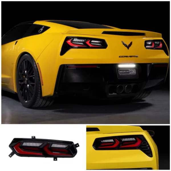 2014-2019 C7 Corvette C8-Style Gen II Morimoto XB LED Tail Lights - Image 2