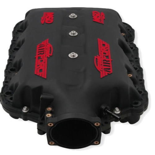 C7 Corvette MSD Atomic AirForce Intake Manifold, Red Lettering