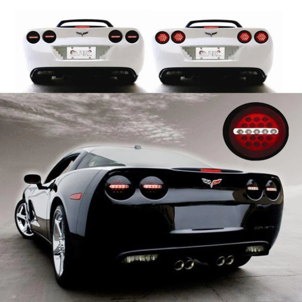 Corvette C6 Rear LED Taillights Assembly :  C6 and Z06 - Image 2