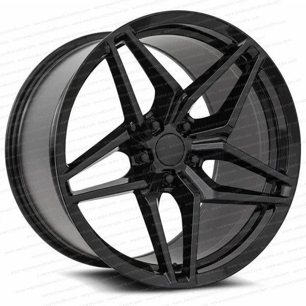 Corvette Wheels M755 Flow Forged C7 ZR1 Style : Gloss Black - Image 8