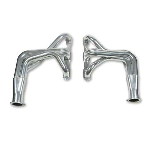 Corvette C2 & C3 Hooker BlackHeart 1-3/4-Inch Super Competition Long Tube Headers; Silver Ceramic