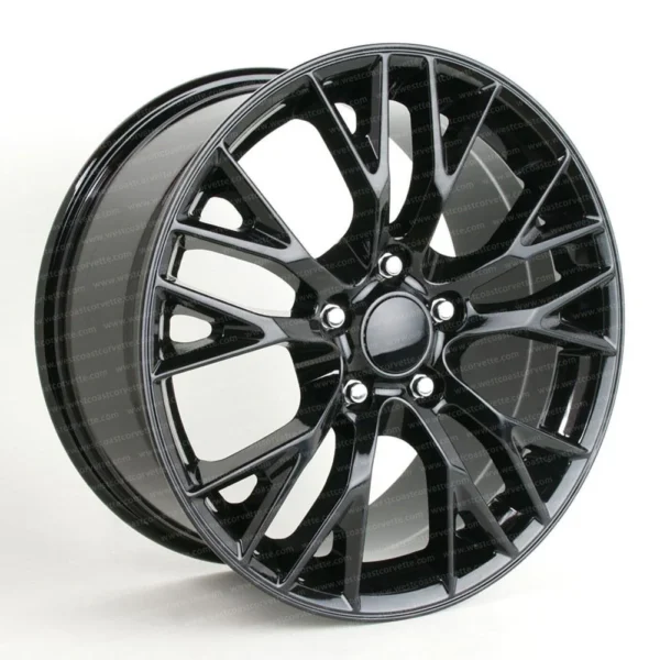 C7 Corvette Z06 Style Reproduction Wheels (Set) : Gloss Black - Image 5