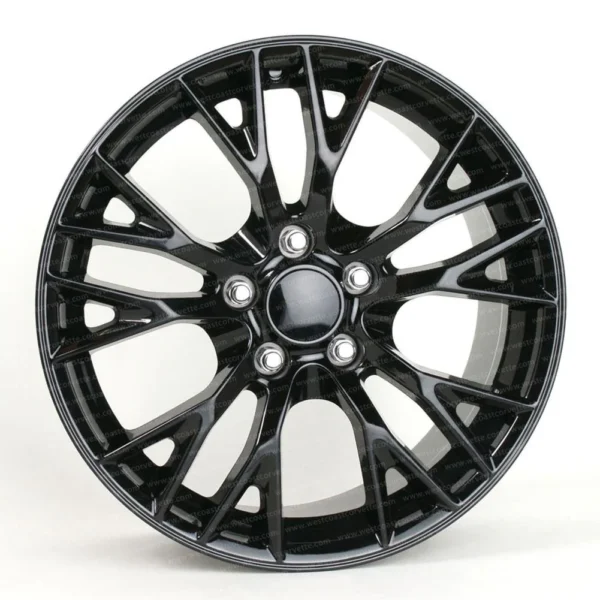 C7 Corvette Z06 Style Reproduction Wheels : Gloss Black - Image 3