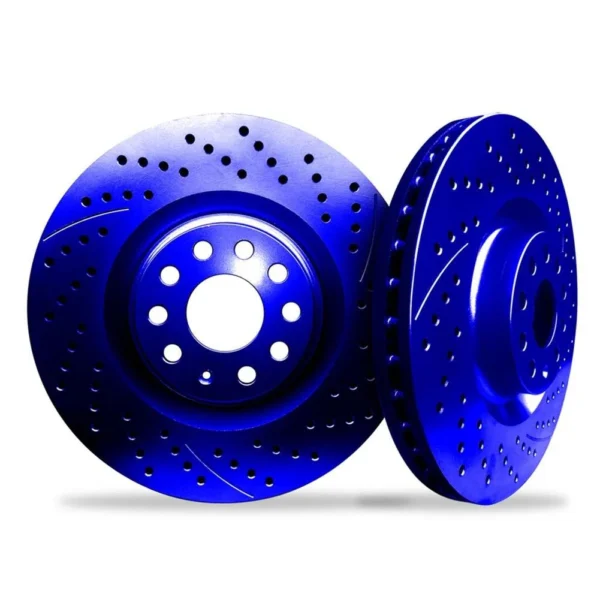 2005-2013 C6 Corvette PPC Chromium Colored Rotors