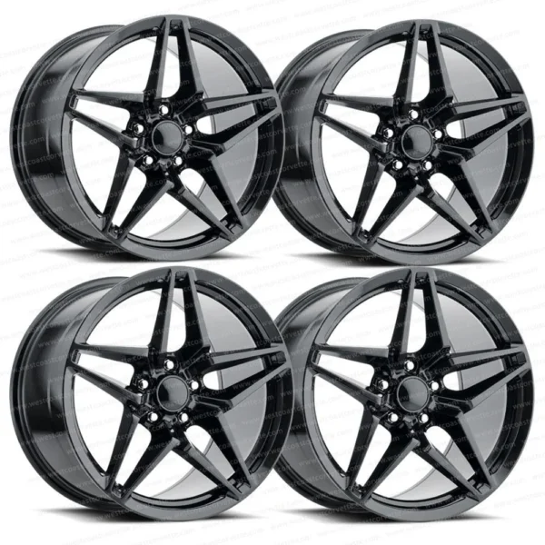 C7 Corvette ZR1 Style Reproduction Wheels (Set) : Carbon Flash