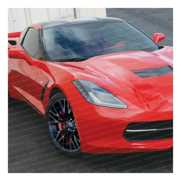 C7 Corvette Z06 Style Reproduction Wheels (Set) : Gloss Black - Image 3