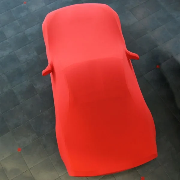 Corvette Ultraguard Stretch Satin Car Cover- Red - Indoor : 2005-2013 C6, Z06, ZR1, Grand Sport - Image 3