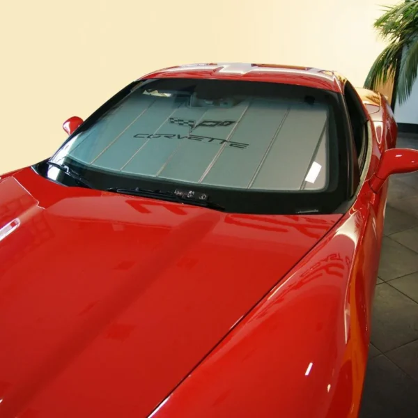 Corvette Accordion Style Sunshade - Insulated : 2005 - 2013 C6 - Image 2