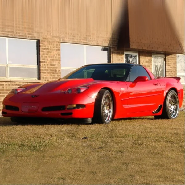 Corvette Hood - Radical High Rise Hood clears Magnuson Supercharger : 1997-2004 C5 & Z06