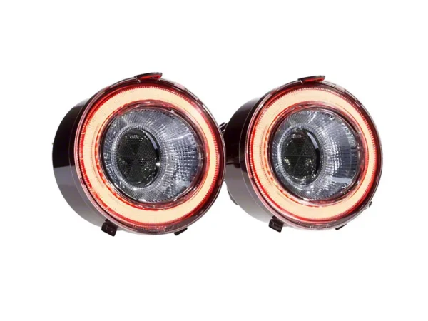 C6 Morimoto GEN2 XB LED Tail Lights; Black Housing; Smoked Lens - Image 2