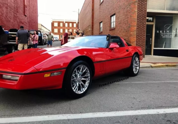 Chrome C7 Z06/ZO6 Corvette wheels FITS: Corvette C4 17X9.5" WHEEL SET - Image 6