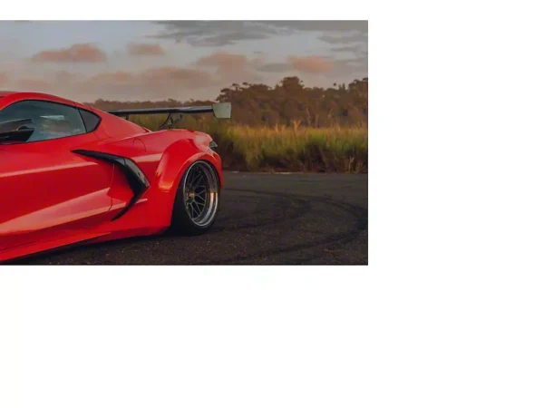 20-24 Corvette C8 Streethunter Designs Wide Body Kit with Fiberglass Front Lip; Unpainted - Image 4